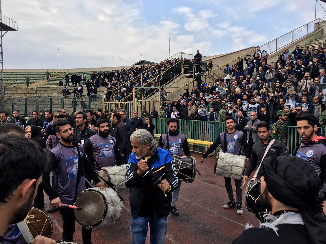 آخرین وداع با مرحوم پورحیدری به روایت تصویر