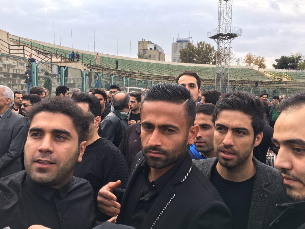 آخرین وداع با مرحوم پورحیدری به روایت تصویر