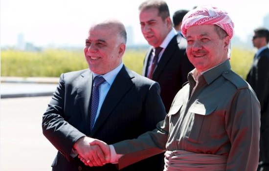 گفتگوی عبادی با بارزانی درباره عملیات آزادسازی موصل