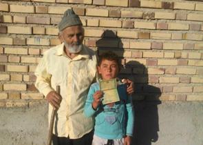 مدرسه رفتن کودک ده ساله گلستانی برای اولین بار