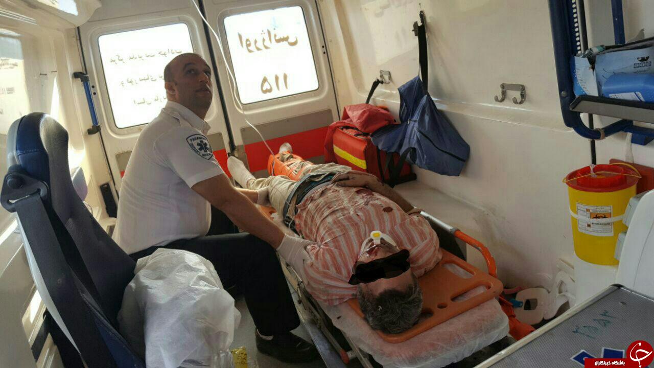 مرگ عابر پیاده بر اثر برخورد کامیون + تصویر