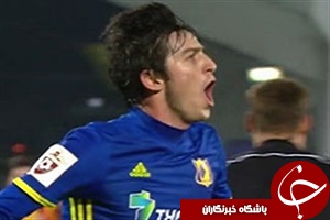پاس گل و گلزنی سردار آزمون مقابل آرسنال تولا + فیلم