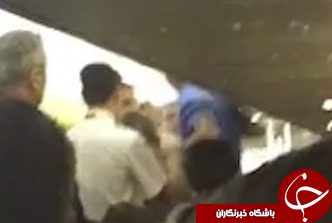 وقوع درگیری شدید باعث فرود اضطراری هواپیما شد+تصاویر
