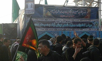 کاروان موکب امامزاده محمد(ع) نوش‌‌آباد عازم کربلاشد