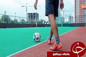 حرکات نمایشی و زیبا در فوتبال خیابانی+ فیلم