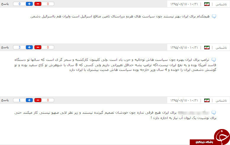 چالش کاربران ایرانی در سایت باشگاه خبرنگاران جوان