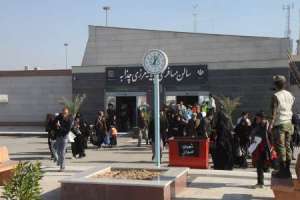 اوج تردد زائران اربعین حسینی در مرز چذابه