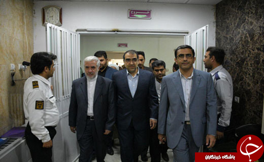حضور وزیر بهداشت در فسا به روایت تصویر