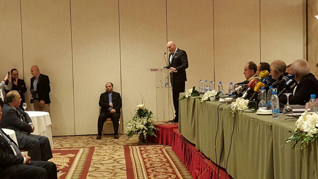 حضور ظریف در همایش فرصت&zwnj;های اقتصادی ایران و لبنان