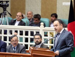 سند بودجه سال ۱۳۹۶ افغانستان به مجلس رفت