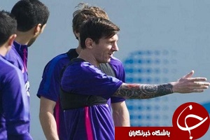 خالکوبی جدید و عجیب لیونل مسی + فیلم