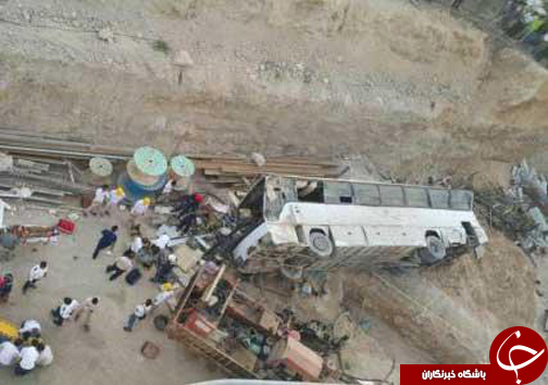 سرعت غیرمجاز علت حادثه جاده اقلید + تصاویر