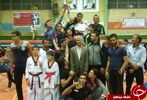 ورزشکاران فسایی قهرمان تکواندو فارس + تصاویر