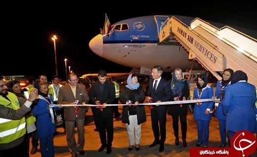 عکس/ آغاز پروازهای قدیمی&zwnj;ترین ایرلاین دنیا به ایران / پوشش کادر پروازی KLM در کشور