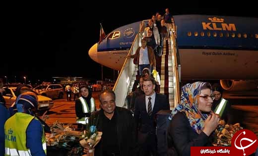 عکس/ آغاز پروازهای قدیمی&zwnj;ترین ایرلاین دنیا به ایران / پوشش کادر پروازی KLM در کشور