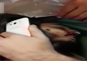 وداع غرورآفرین مادر شهید با فرزندش از پشت تلفن + فیلم