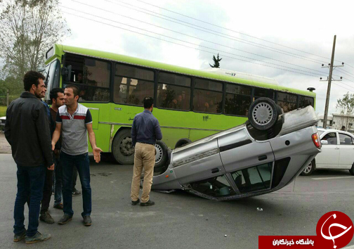 دو حادثه در جاده هراز + تصاویر