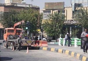 دوربرگردان های ميدان احمد آباد