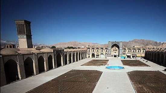 کتیبه کاروانسرای تاریخی کرمان مفقود نشده