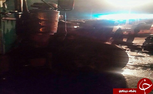 سوختن دو نفر در سانحه رانندگی + تصاویر