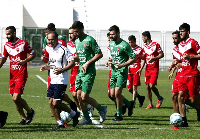 تمرین پرفشار پرسپولیسی&zwnj;ها در روز مسابقه
