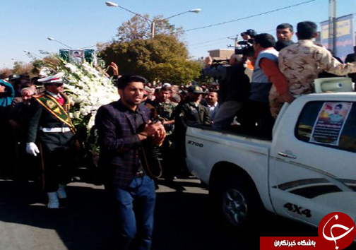 تشییع پیکر سرپرست پلیس مبارزه با مواد مخدر