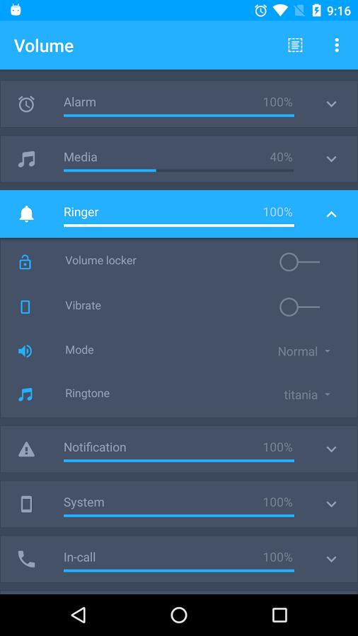 Volume Control