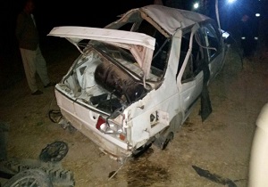 واژگونی مرگبار روا در جاده بوکان شاهیندژ با دو کشته+تصاویر