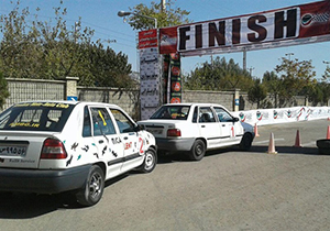 آغاز رقابت ‌های اتومبیلرانی اسلالوم قهرمانی کشور در شیراز