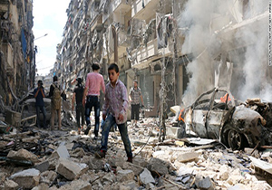وزارت دفاع روسیه: تروریست‌ها در حلب سوریه از تسلیحات شیمیایی استفاده کرده‌اند