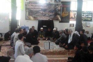 برگزاری سوگواره نوحه های نشسته محلی در میناب