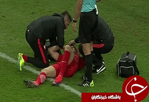 مصدومیت لواندوفسکی بر اثر انفجار مواد آتش‌زا + فیلم