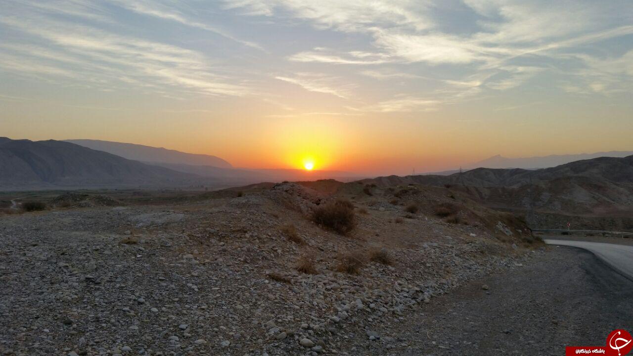 طلوع زیبا و دل&zwnj;&zwnj;انگیز خورشید در دره&zwnj;شهر + تصاویر