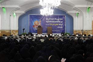 حضورطلاب خارجی جامعه المصطفی مشهد درراهپیمایی اربعین حسینی