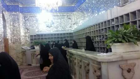 راه اندازی کفشداری ویژه بانوان برای نخستین بار در حرم مطهر رضوی