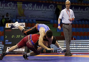برگزاری رقابت های کشتی پهلوانی