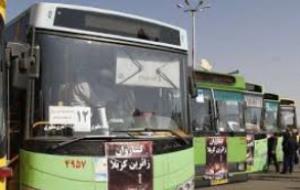 تردد چهل و پنج دستگاه اتوبوس در روز از استان به سمت مرز چذابه