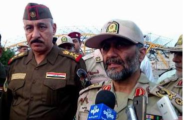 بازدید فرمانده مرزبانی ازمرز مهران