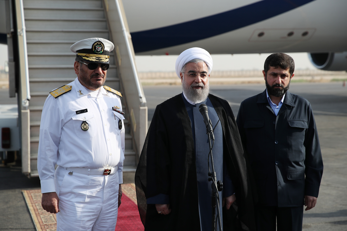 رئیس جمهور وارد اهواز شد