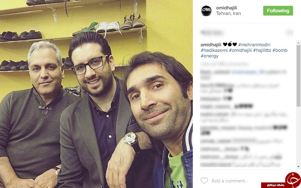 سلفی سروش جمشیدی با مجری مشهور/عکسی از امید حاجیلی در کنار مهران مدیری/عکس های فریدون آسرایی در جزیره بوراکای