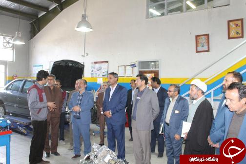بازدید فرماندار از مرکز فنی و حرفه ای برادران