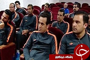 پایان کلاس مربیگری پیشکسوتان مشهور فوتبال + فیلم