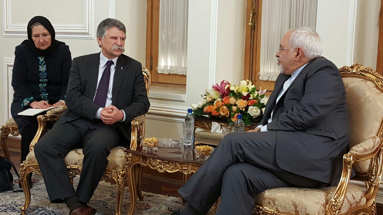 رئیس مجلس مجارستان با وزیر امور خارجه جمهوری اسلامی ایران دیدار کرد