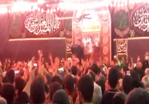 مراسم مداحی و سینه&zwnj;زنی اربعین در سامرا + فیلم