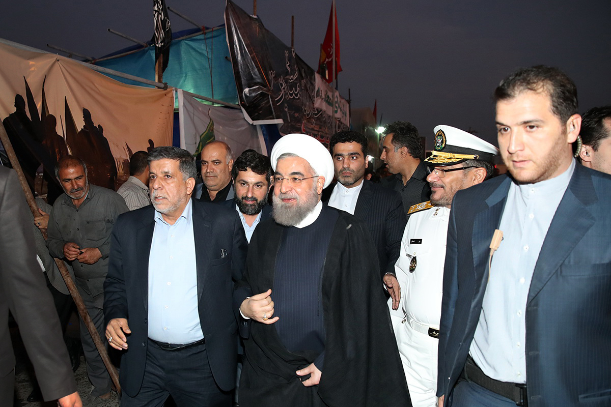 رییس&zwnj;جمهور زائران حسینی را بدرقه کرد + تصاویر