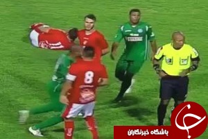 سوپرگل رونالدو از دوربین تماشاگران تا نابود کردن داور + فیلم