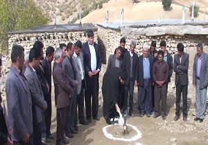 آغاز ساخت حسینیه خیری در چهارمحال و بختیاری