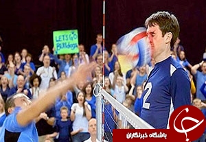 برخوردهای وحشتناک توپ به صورت در والیبال + فیلم