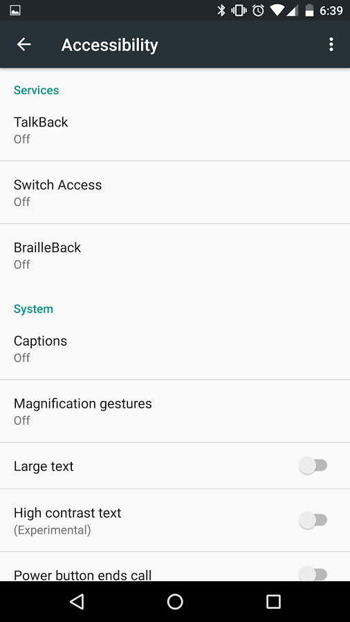 Google Talkback