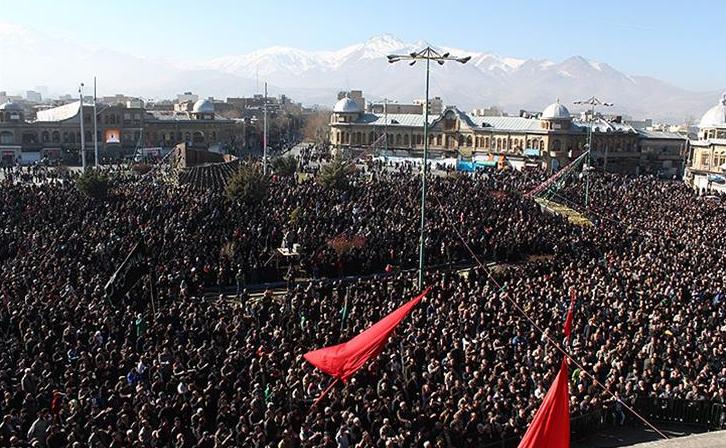 تجمع بزرگ عزاداران همدانی در اربعین حسینی